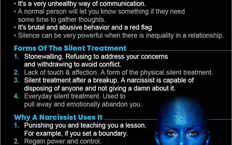 Narcissist Silent Treatment