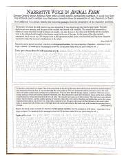Unraveling the Narrative Voice in Animal Farm: Your Ultimate Worksheet Answers Guide