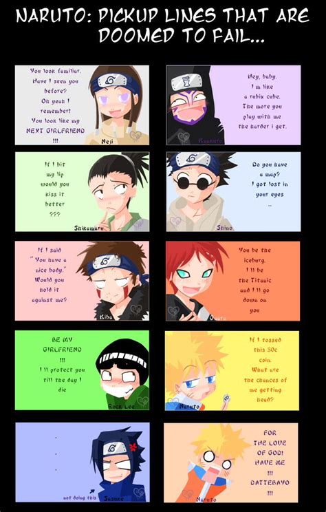 Naruto Anime Pick Up Line