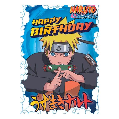 Naruto Birthday Card