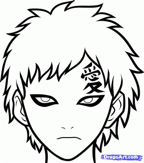 Naruto Characters Drawing Easy