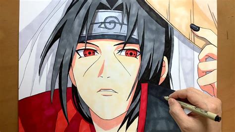 Naruto Characters Drawing Itachi