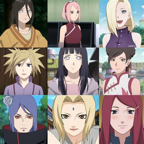 Naruto Characters Girls Name
