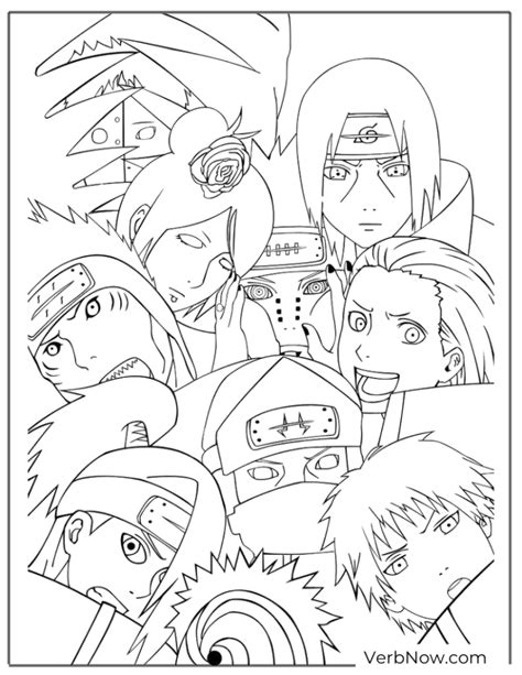 Naruto Characters Printable