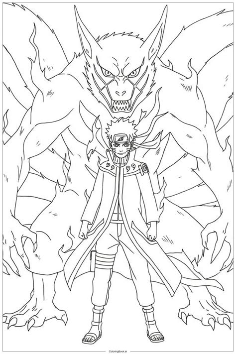 Naruto Coloring Book Pages
