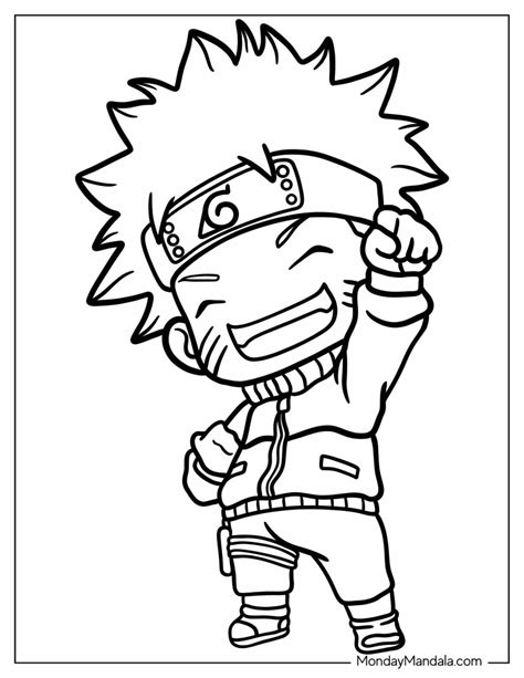 Naruto Coloring Pages To Print
