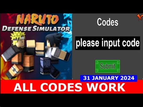 Naruto Defense Simulator Codes Roblox (July 2023)