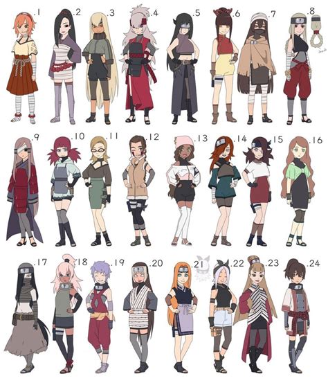 Naruto Female Characters Names