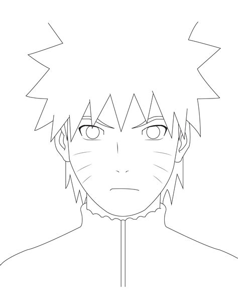 Naruto Line Art