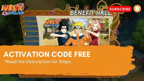 Naruto Online Activation Code Free