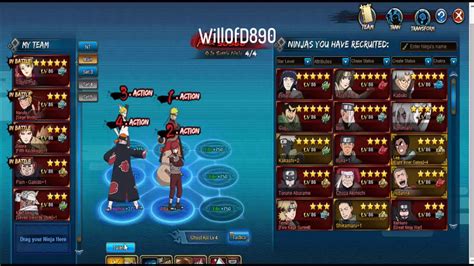 Naruto Online Lineup