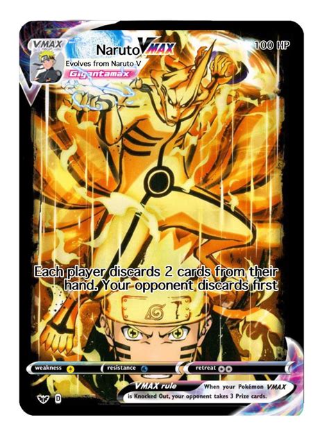 Naruto Pokemon Card