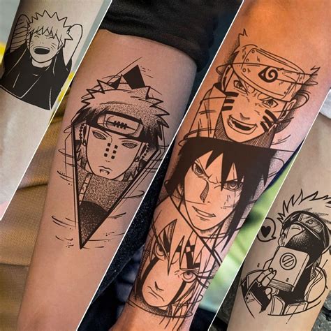 Naruto Temporary Tattoos