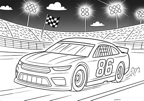 Nascar Color Pages