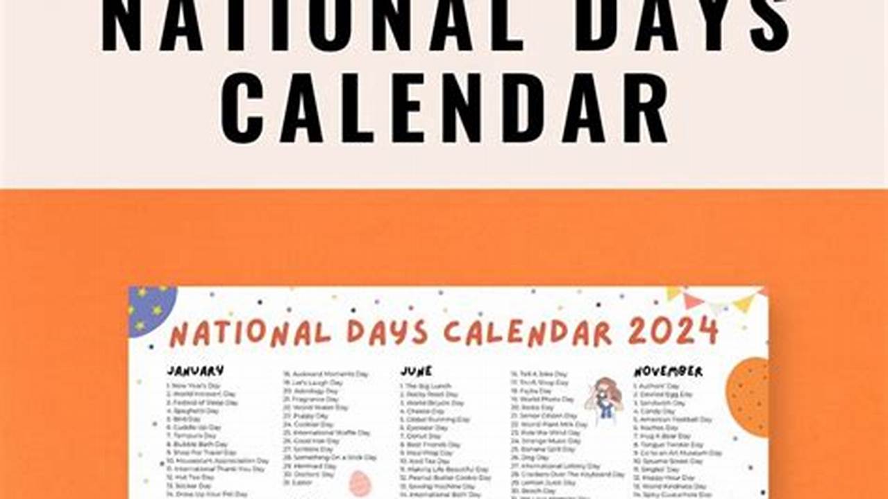 National Day Calendar April 1 2024