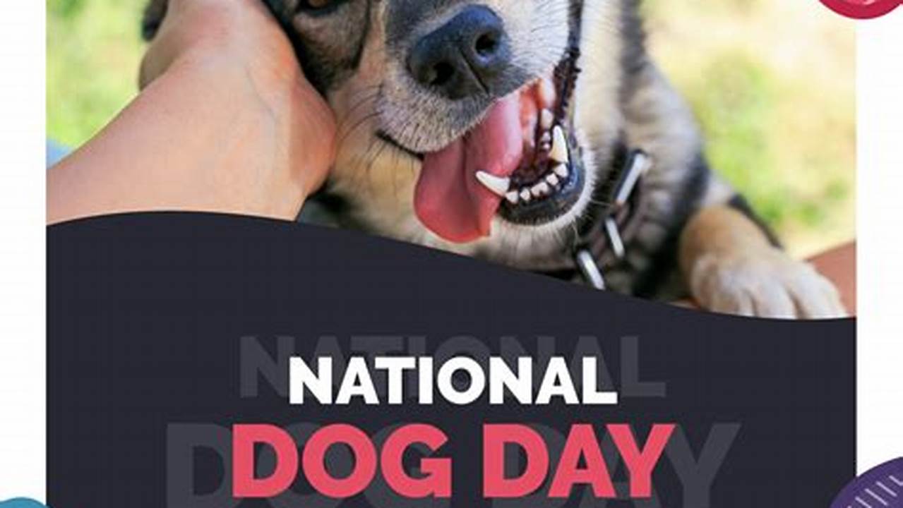 National Dog Day Is Saturday, August 26Th, 2024., 2024