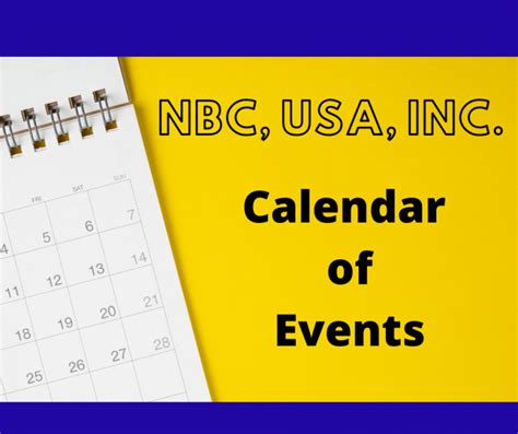 National Baptist Convention Calendar