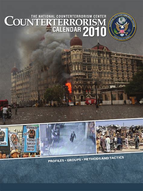 National Counterterrorism Center Calendar