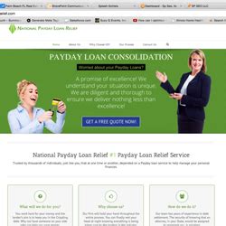 National Payday Loan Relief Phone Number