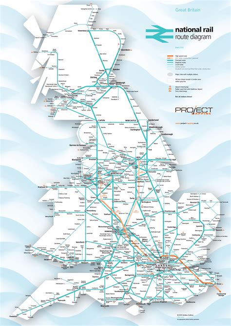 National Rail Service Uk National rail map, Train map, Transit map