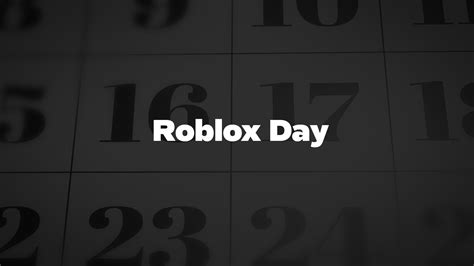 National Roblox Day