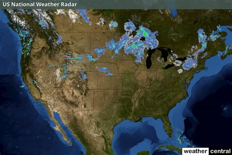 Strange Radar Rings now appear on United States Weather Radar