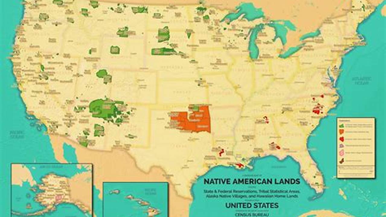 Native American Reservations Map 2024