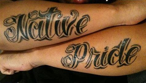 Native Pride tattoo