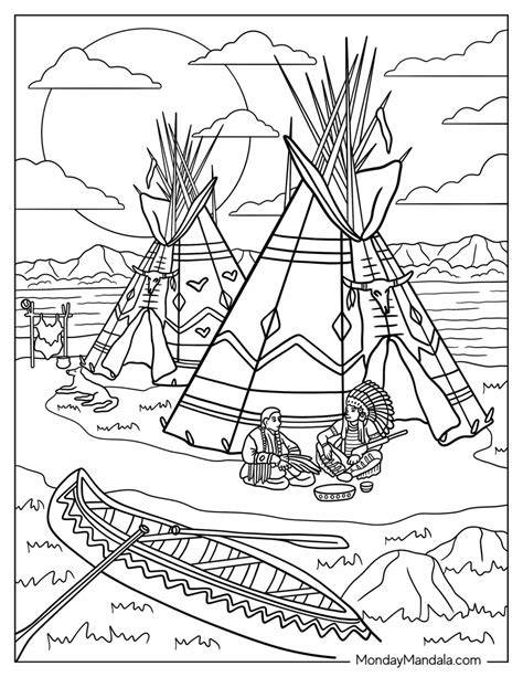 Native American Coloring Book Pages