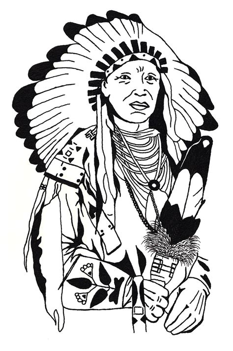 Native American Coloring Pages Printable