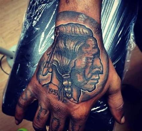 Native American Hand Tattoos