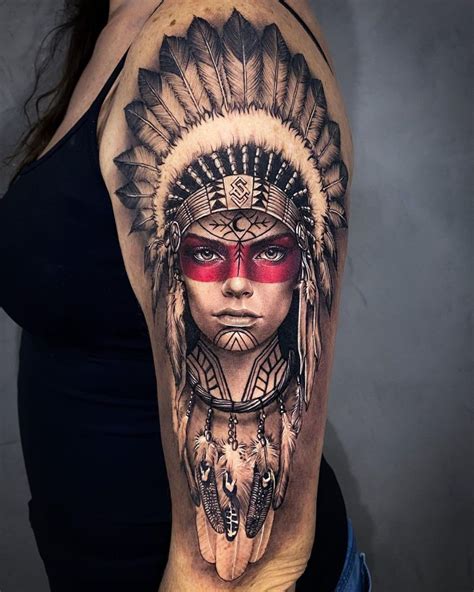 Native American Tattoos Women