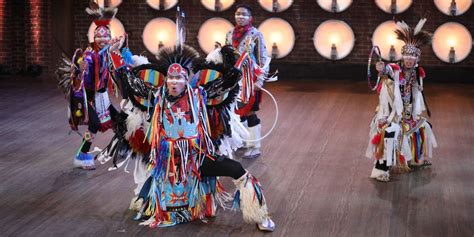 Native Americans performing traditional dance
