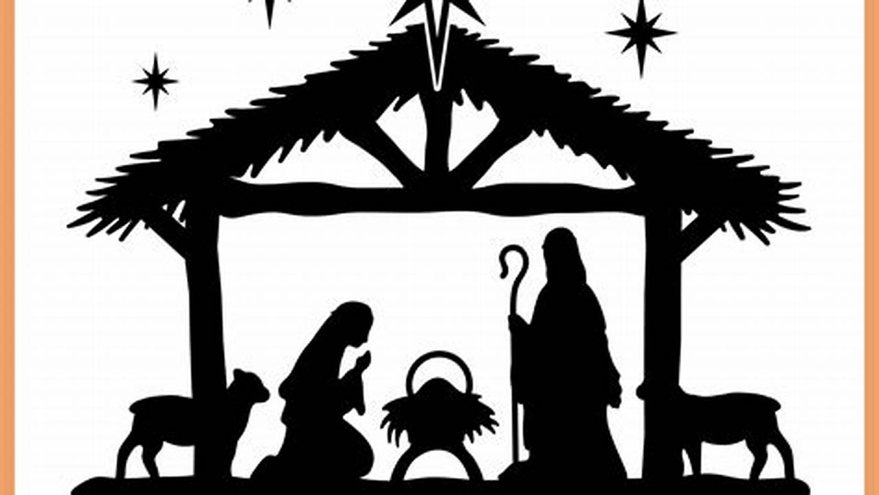 Nativity Scene, Free SVG Cut Files
