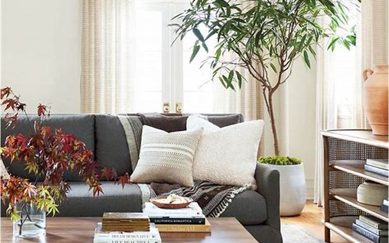 Natural Elements In Living Room