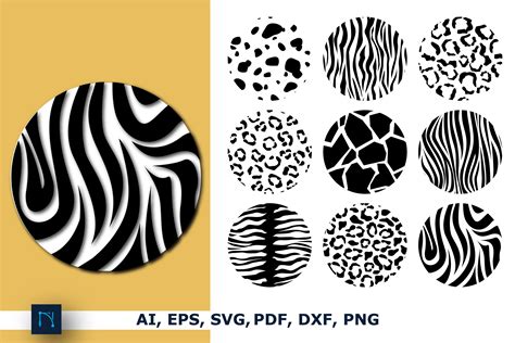 Download Natural Patterns Keychain SVG Bundle