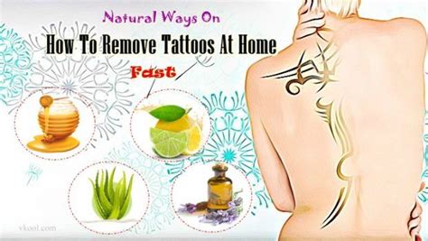 Remove Your Tattoo Naturally Self Tattoo Removal