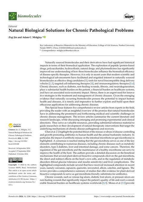 Natural and Biological Solutions