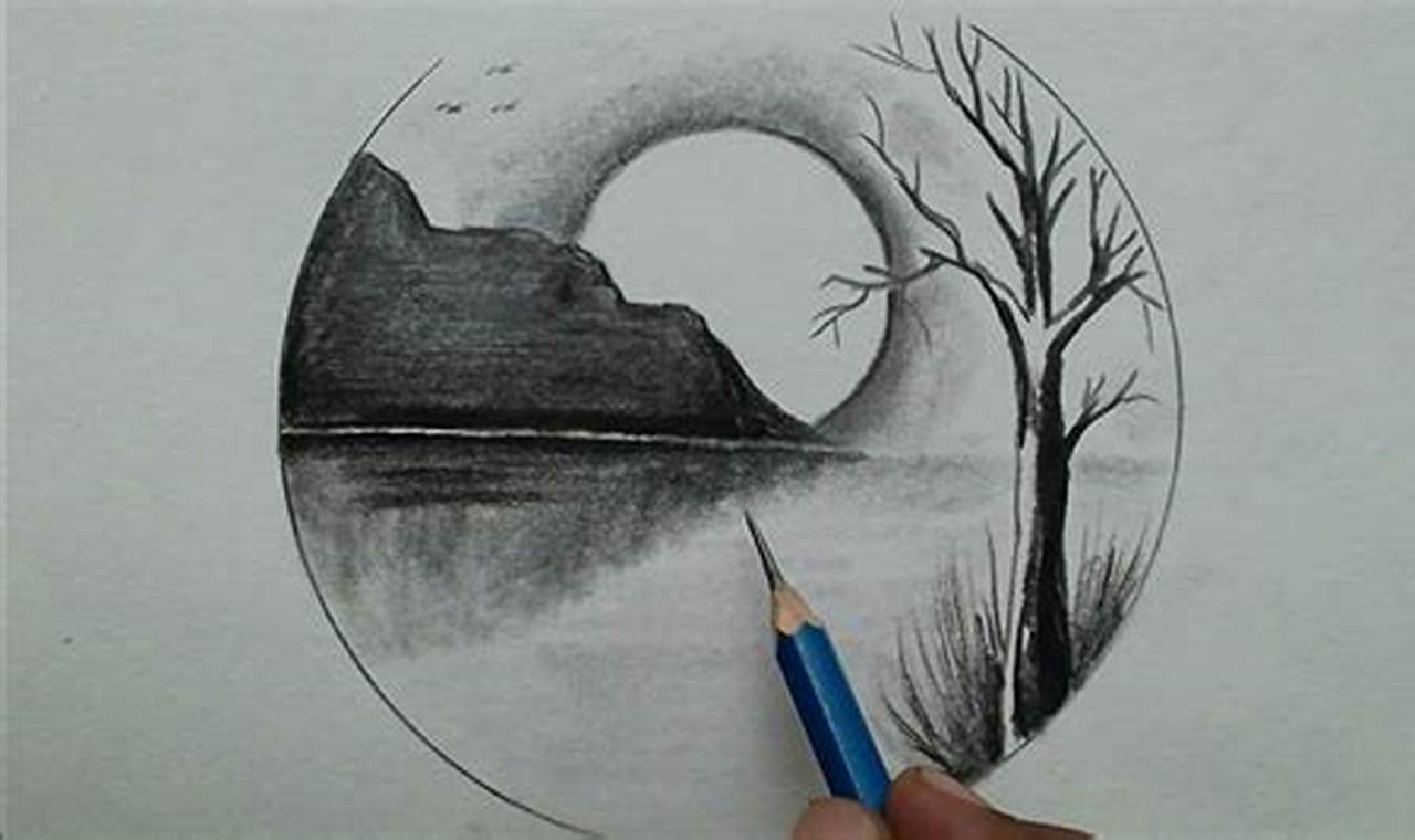 Nature Pencil Art Images