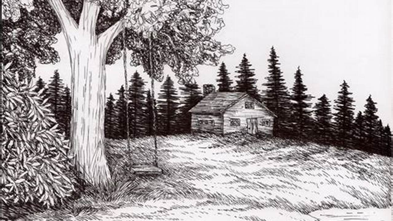 Nature Scenery Sketch: A Guide to Capturing the Beauty of the Outdoors