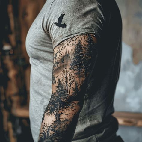 Nature Arm Tattoo