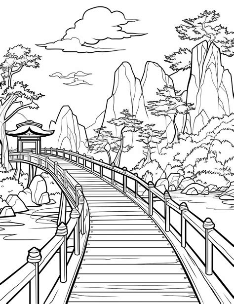 Nature Coloring Page