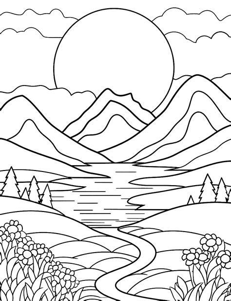 Nature Coloring Pages