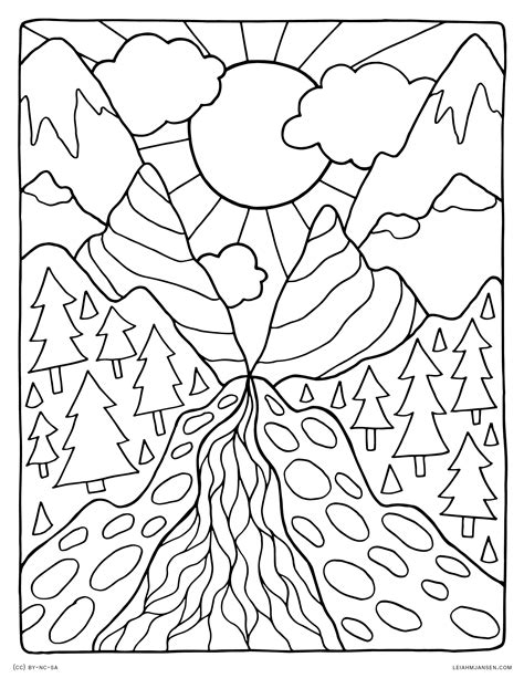 Nature Coloring Pages Printable