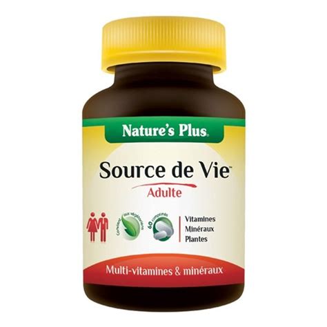 Nature's plus source de vie adulte - 60 comprimés - 60.0 unites