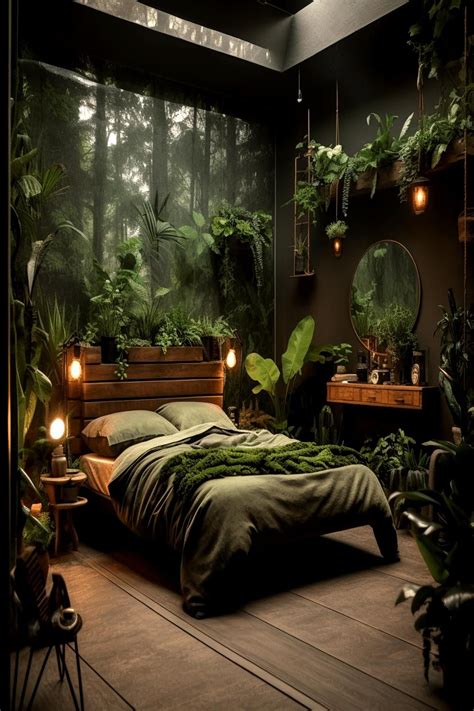 Nature theme bedroom