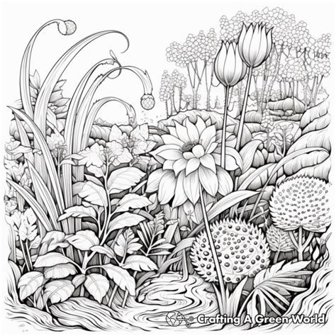 Nature-Inspired Coloring Walks