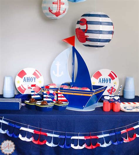 Nautical Baby Shower Decorations Lighthouse