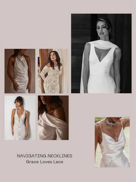 Elegant High Neck Wedding Dress Styles