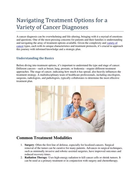 Navigating Treatment Options and Their Impact